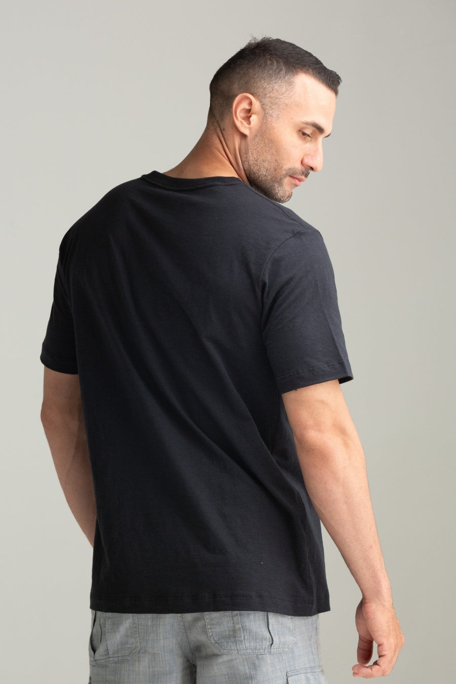 CAMISETA MALHA FLAME BC PRETO