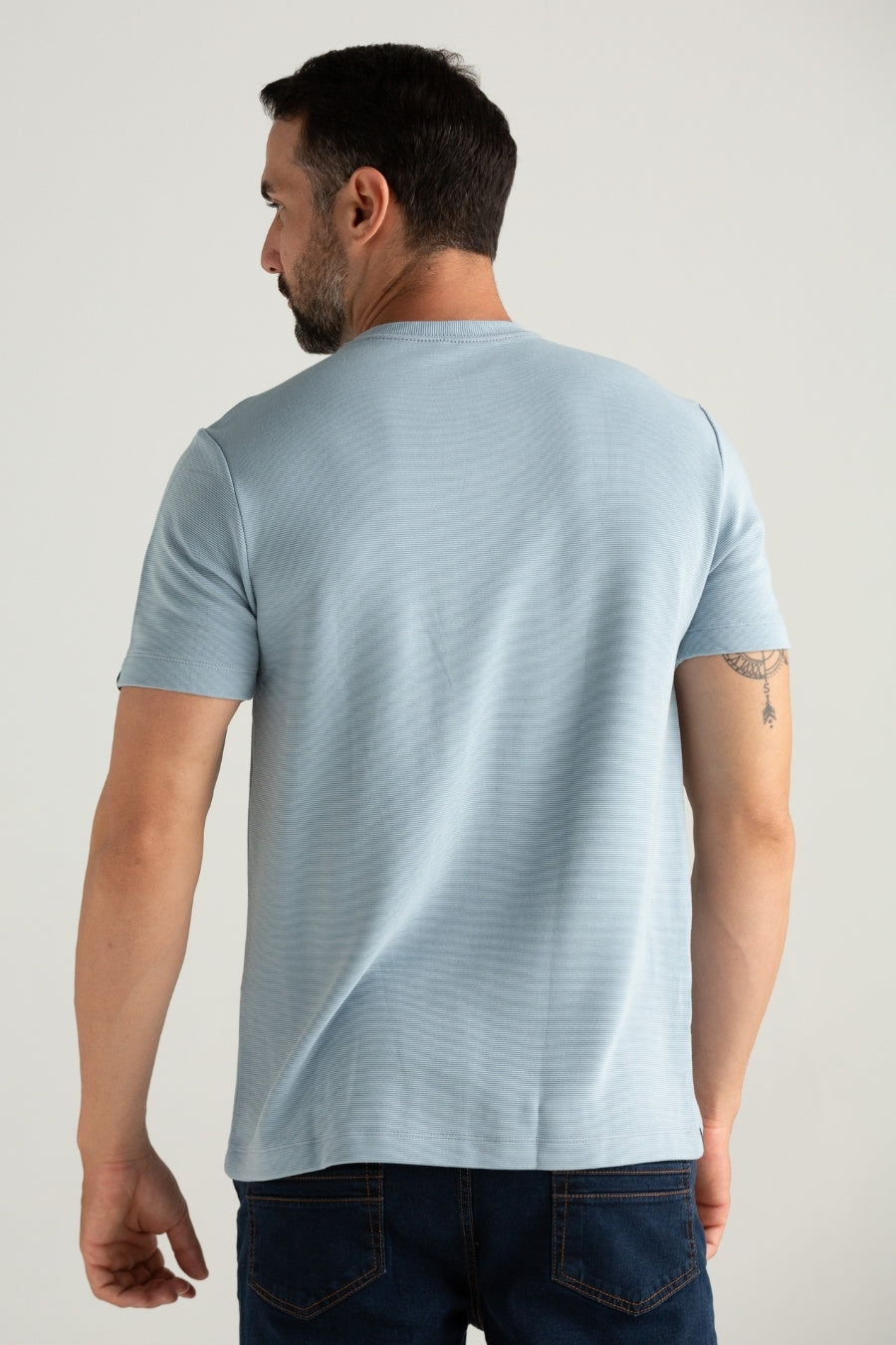 CAMISETA MOLETINHO VANCOUVER AZUL CLARO