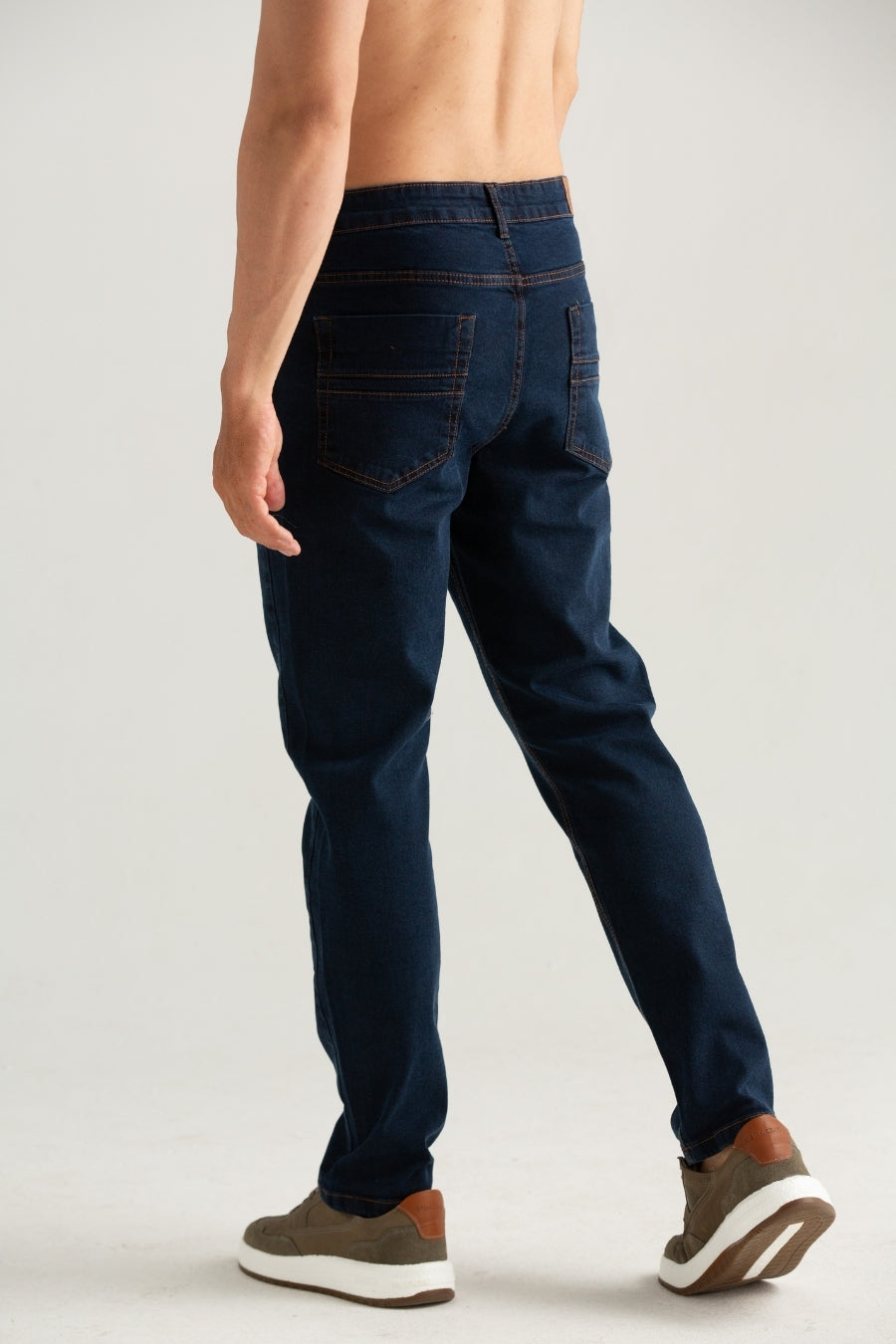 CALÇAS JEANS SLIM AZUL ESCURO