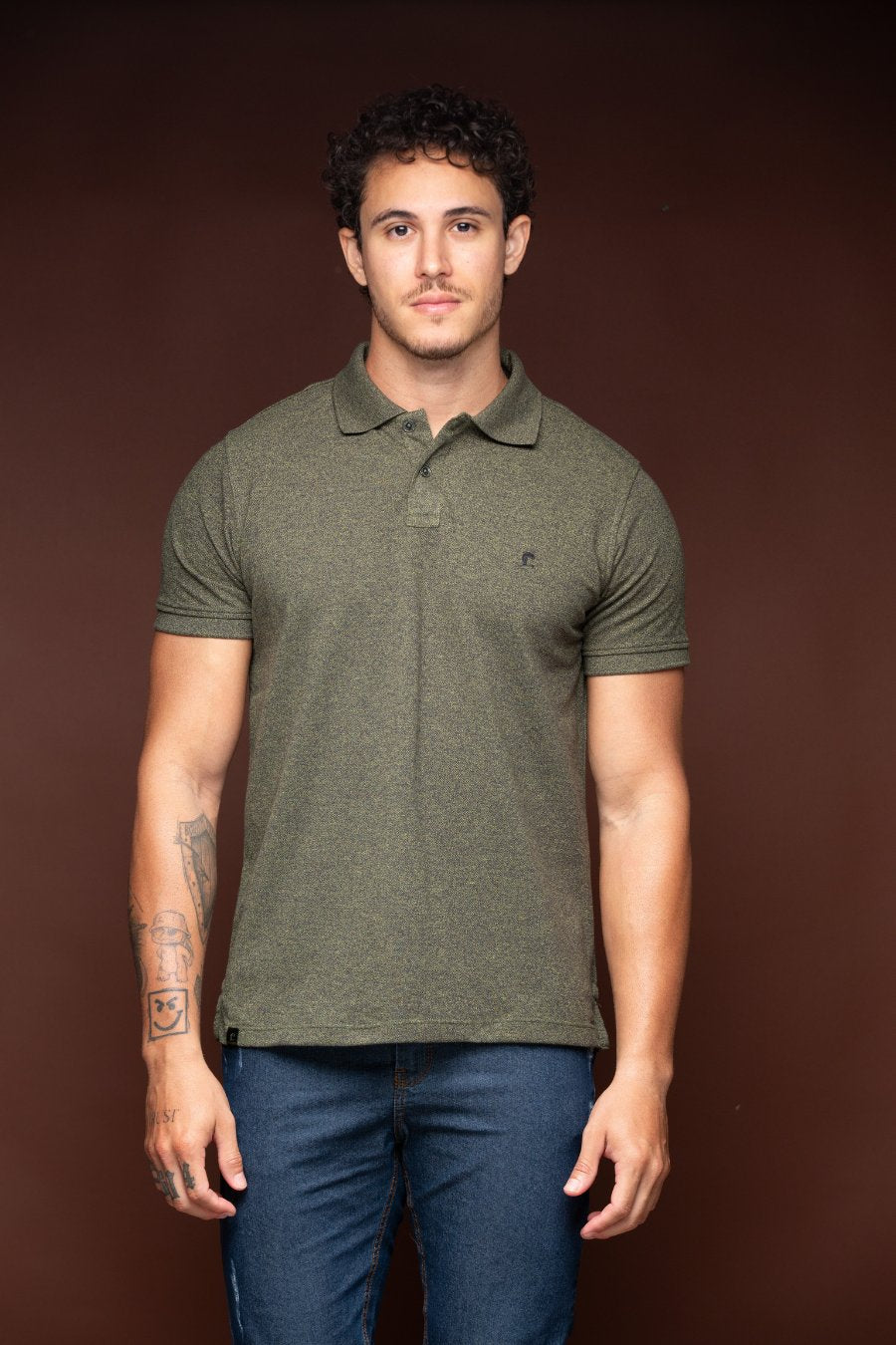 POLO PIQUET TOM AMARELO