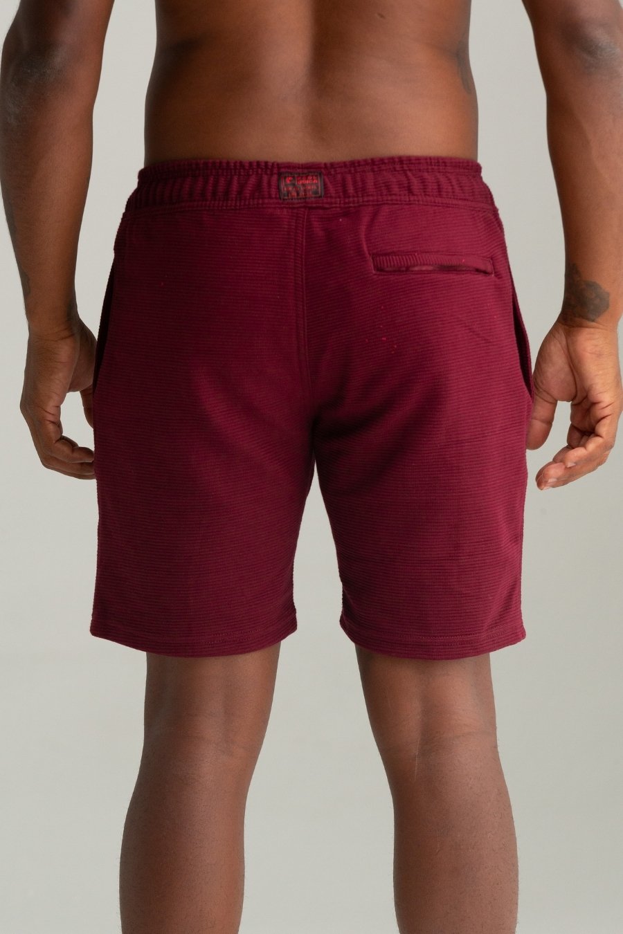 BERMUDA DE MOLETOM VINHO