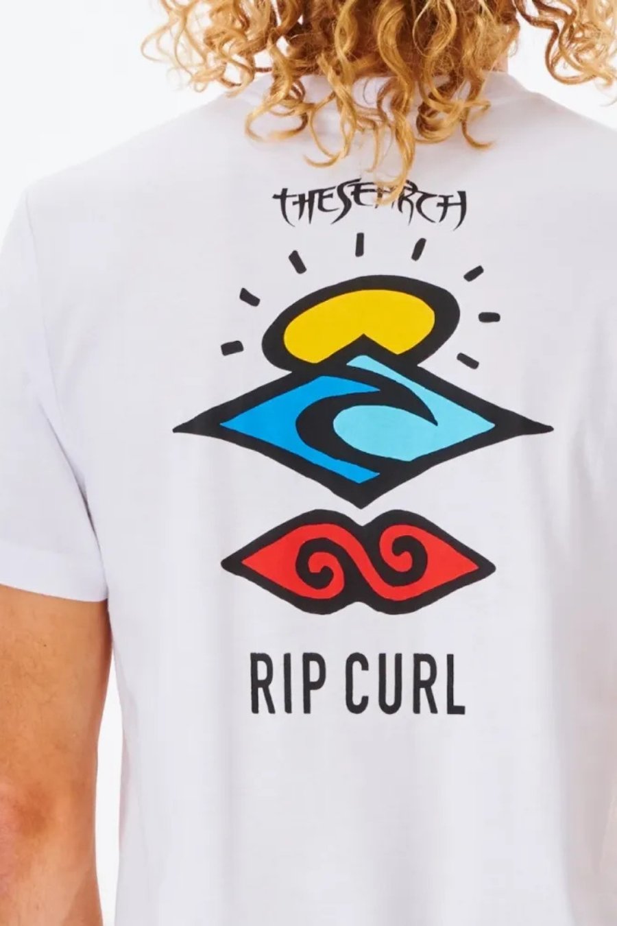 CAMISETA RIP CURL THE SEARCH BRANCO