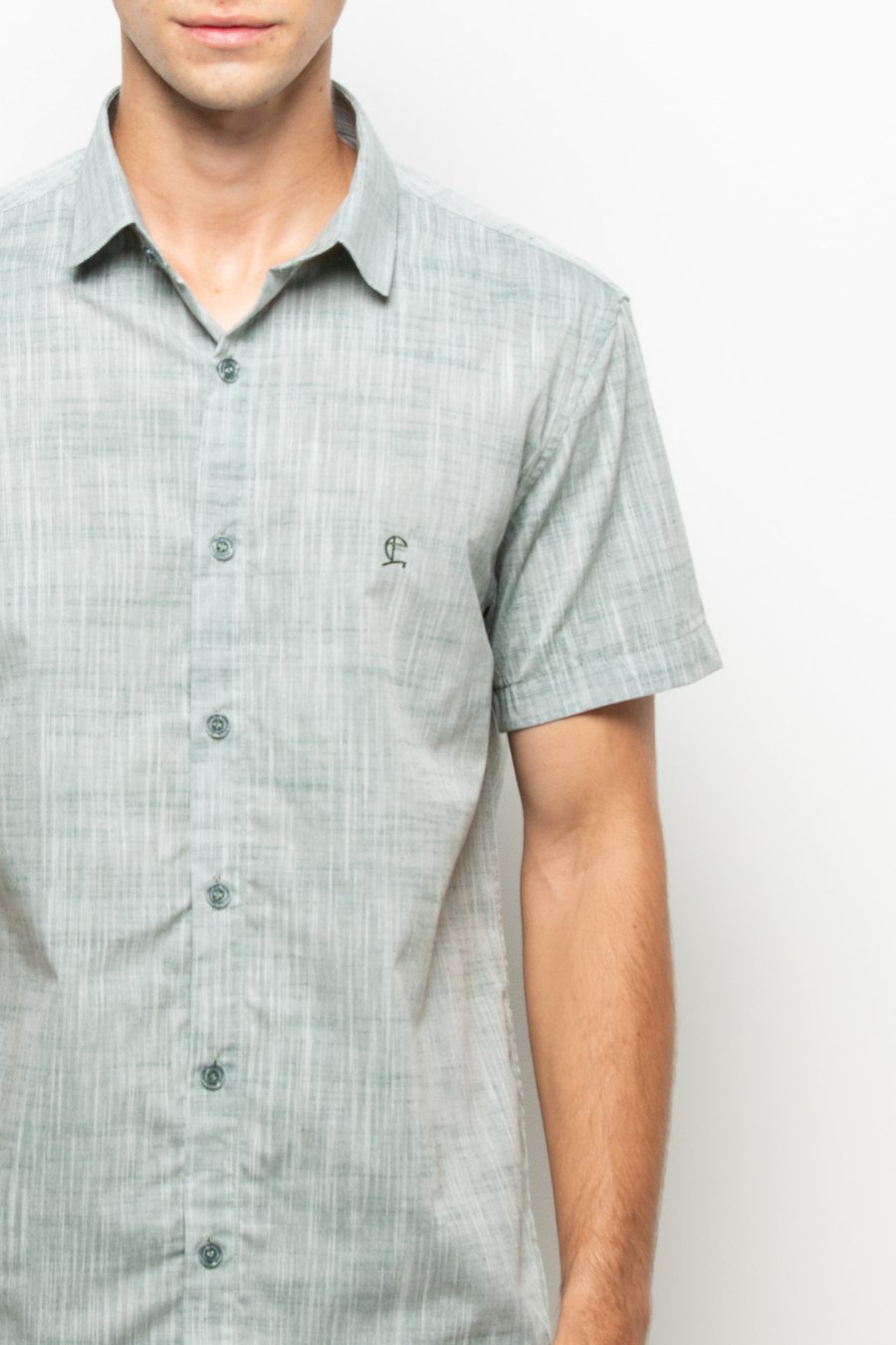 CAMISA MANGA CURTA XANTE VERDE