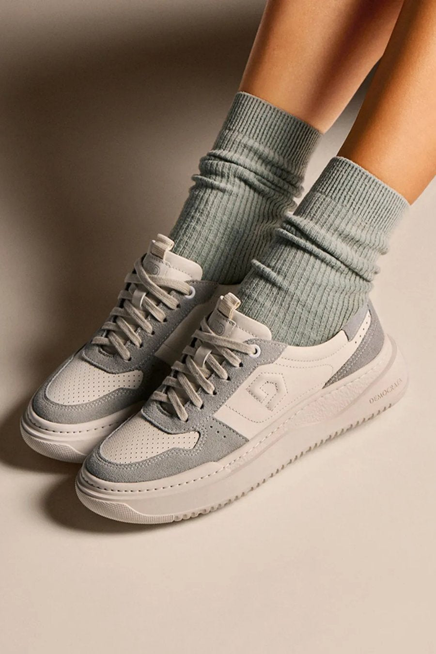 TÊNIS FEMININO DEMOCRATA BLOCK AZUL