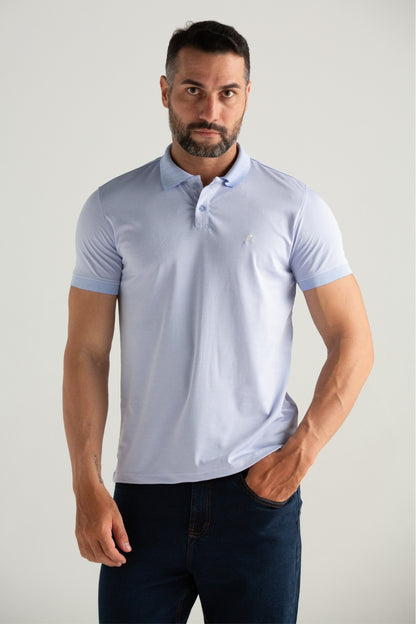 POLO OLIMPO GOLD AZUL CLARO