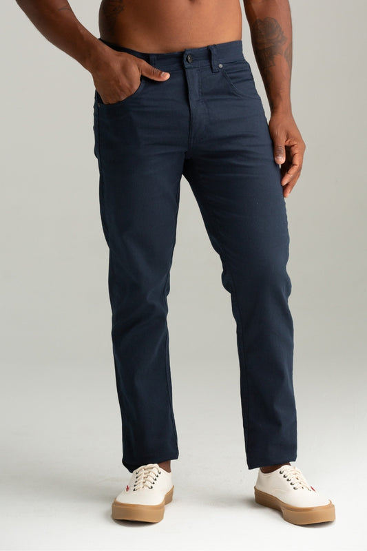 CALÇA DE TECIDO ANDREUS PLUS MARINHO