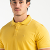 POLO PIQUET FLORA MOSTARDA