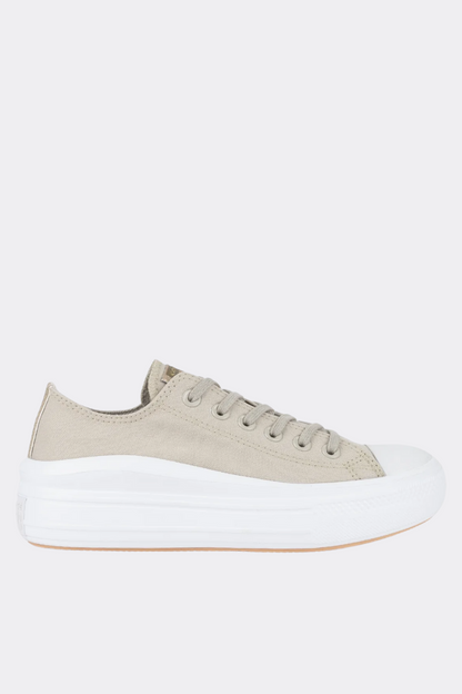 TÊNIS CONVERSE CHUCK TAYLOR ALL STAR MOVE OX AUTHENTIC GLAM BEGE CLARO