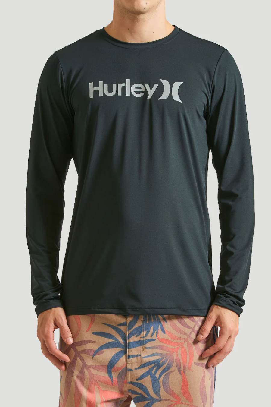 LYCRA HURLEY MANGA LONGA SURF ONE & ONLY PRETA