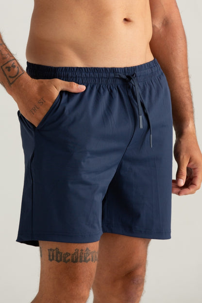 SHORTS TECH MARINHO