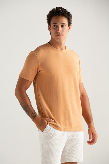 CAMISETA MOLETINHO VANCOUVER CARAMELO