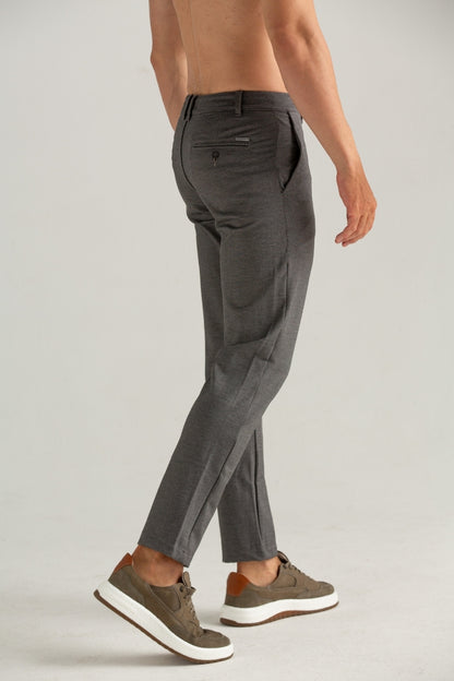 CALÇA DE TECIDO SPORT FINO PONTO ROMA PRETO