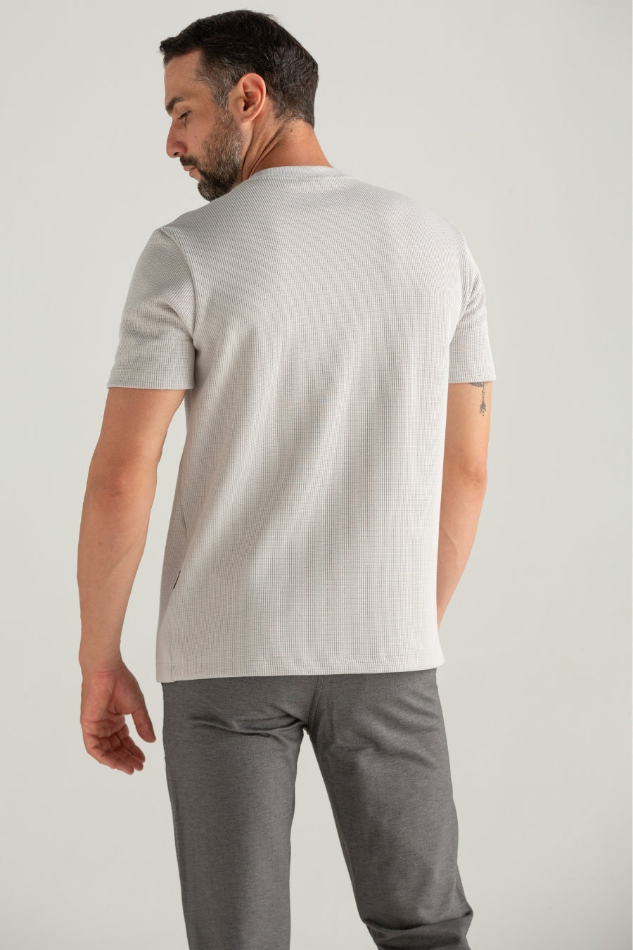 CALÇA DE TECIDO SPORT FINO PONTO ROMA PRETO
