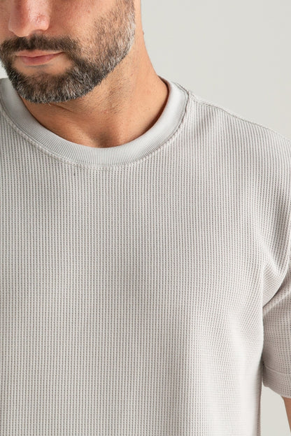 CAMISETA CONFORT TRICOT LIEGE CINZA