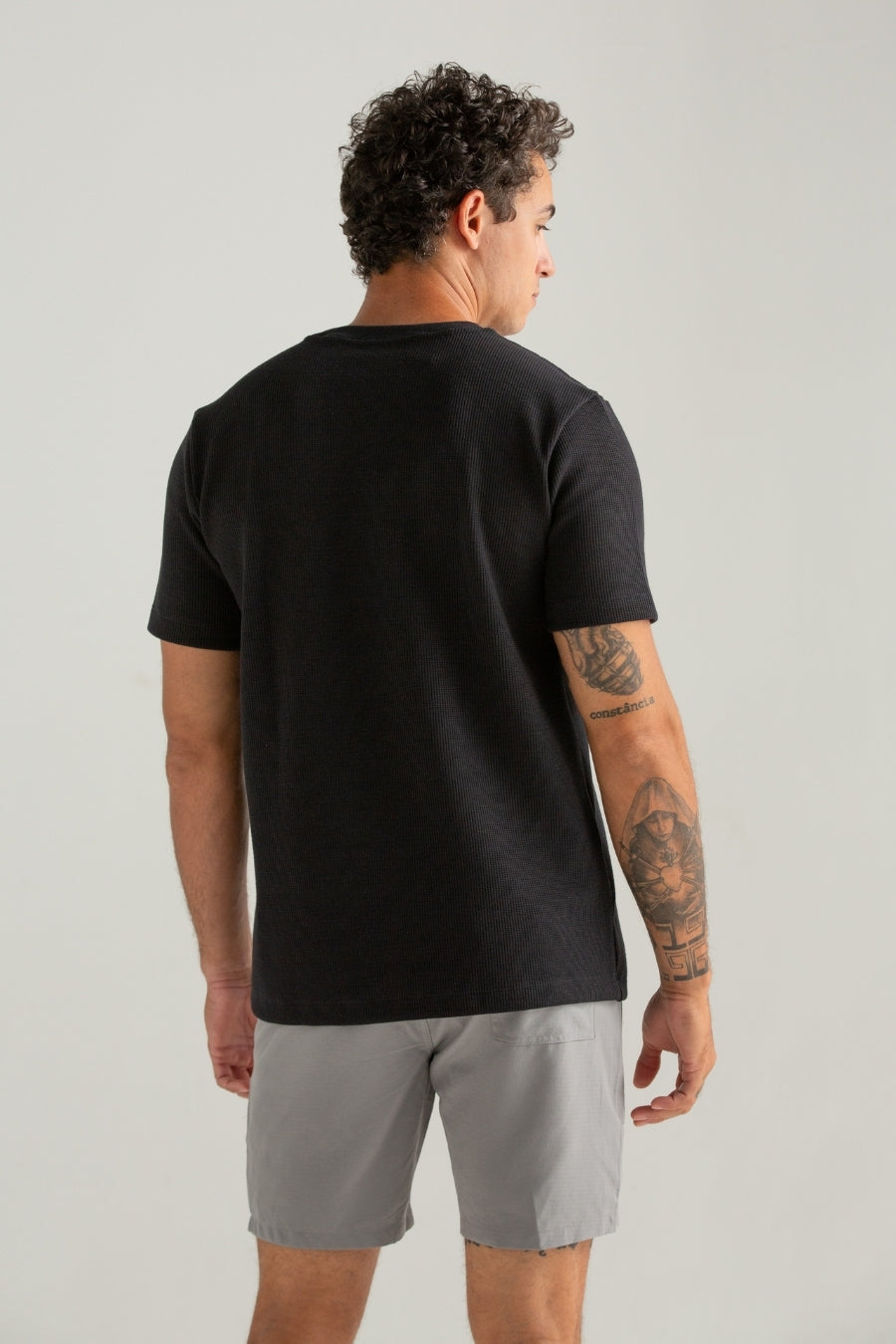 CAMISETA CONFORT TRICOT LIEGE PRETO