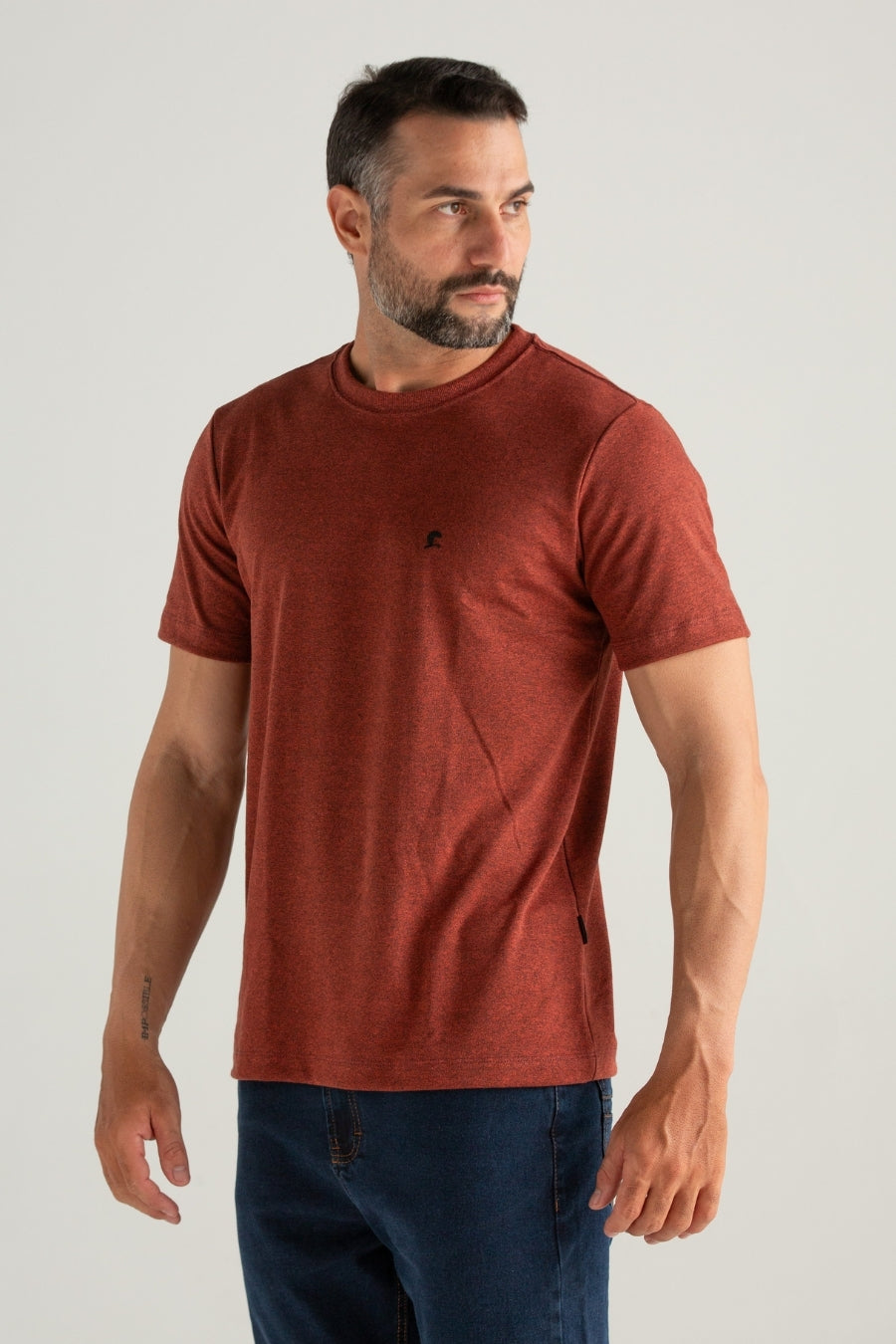 CAMISETA CONFORT SUEDINE MOLINE FERRUGEM