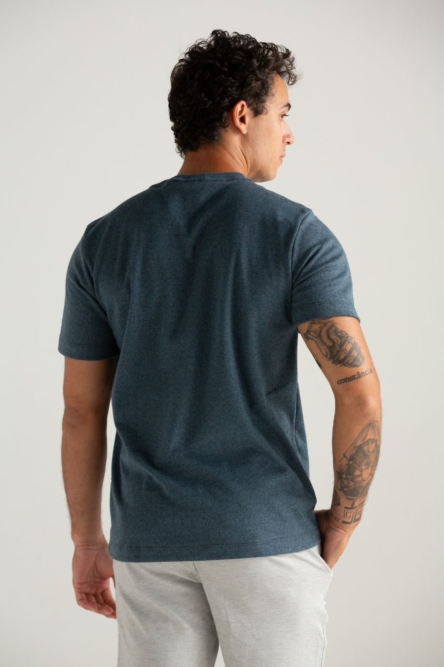 CAMISETA CONFORT SUEDINE MOLINE MARINHO