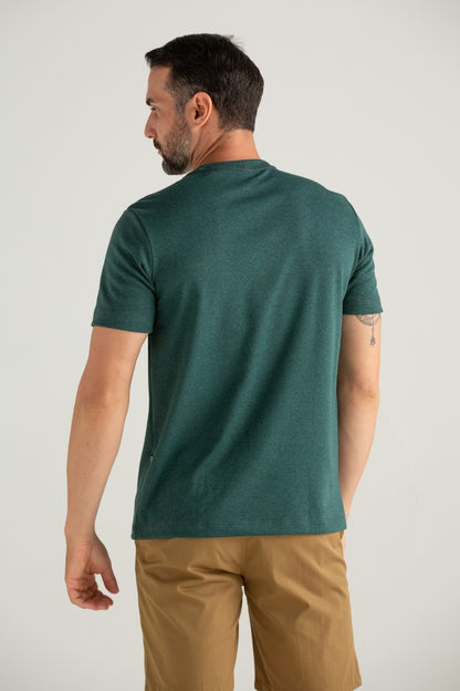 CAMISETA CONFORT SUEDINE MOLINE VERDE