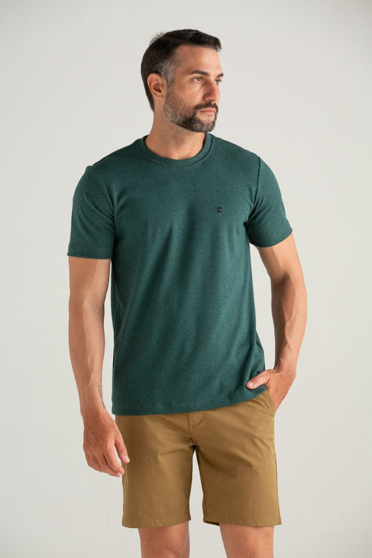 CAMISETA CONFORT SUEDINE MOLINE VERDE