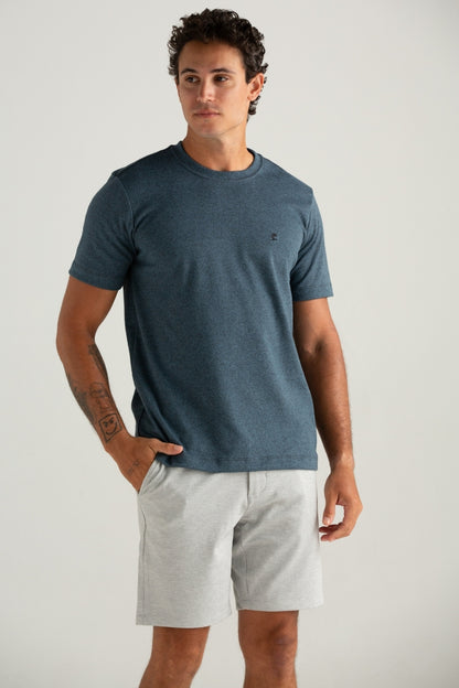 BERMUDA DE TECIDO TECH ELASTICO CINZA