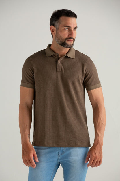 POLO TEXTURIZADO HERITAGE CASTOR