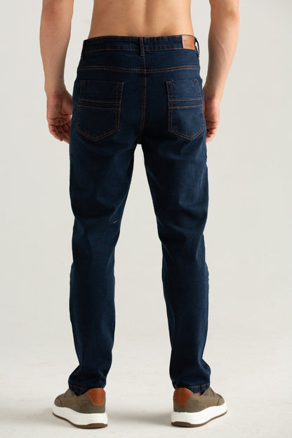 CALÇAS JEANS SLIM AZUL ESCURO