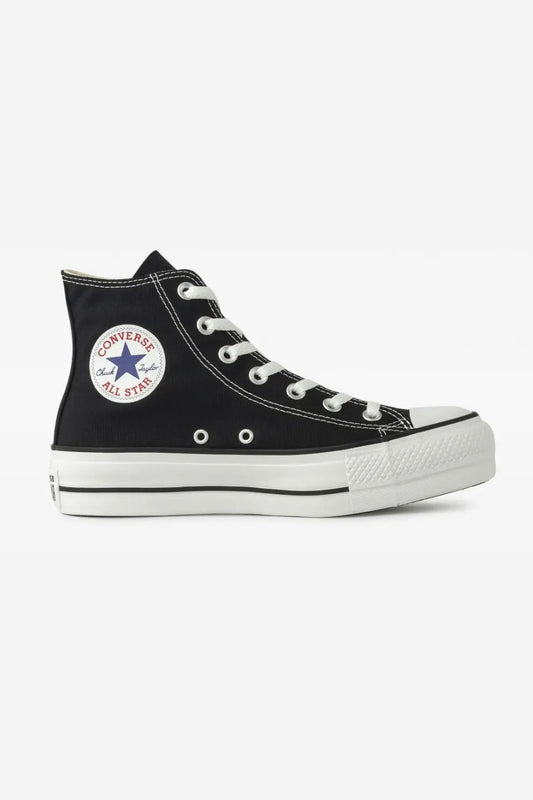 TENIS CONVERSE CHUCK TAYLOU ALL STAR LIFT CANO ALTO PRETO