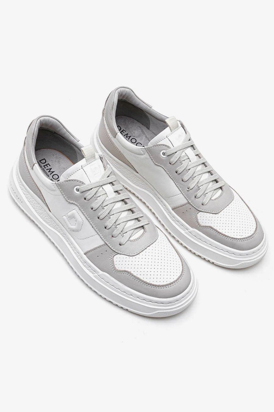 TÊNIS DEMOCRATA DENIM BLOCK OFF WHITE