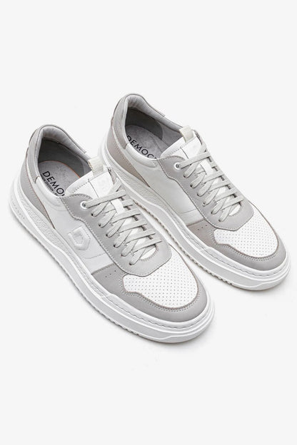 TÊNIS DEMOCRATA DENIM BLOCK OFF WHITE