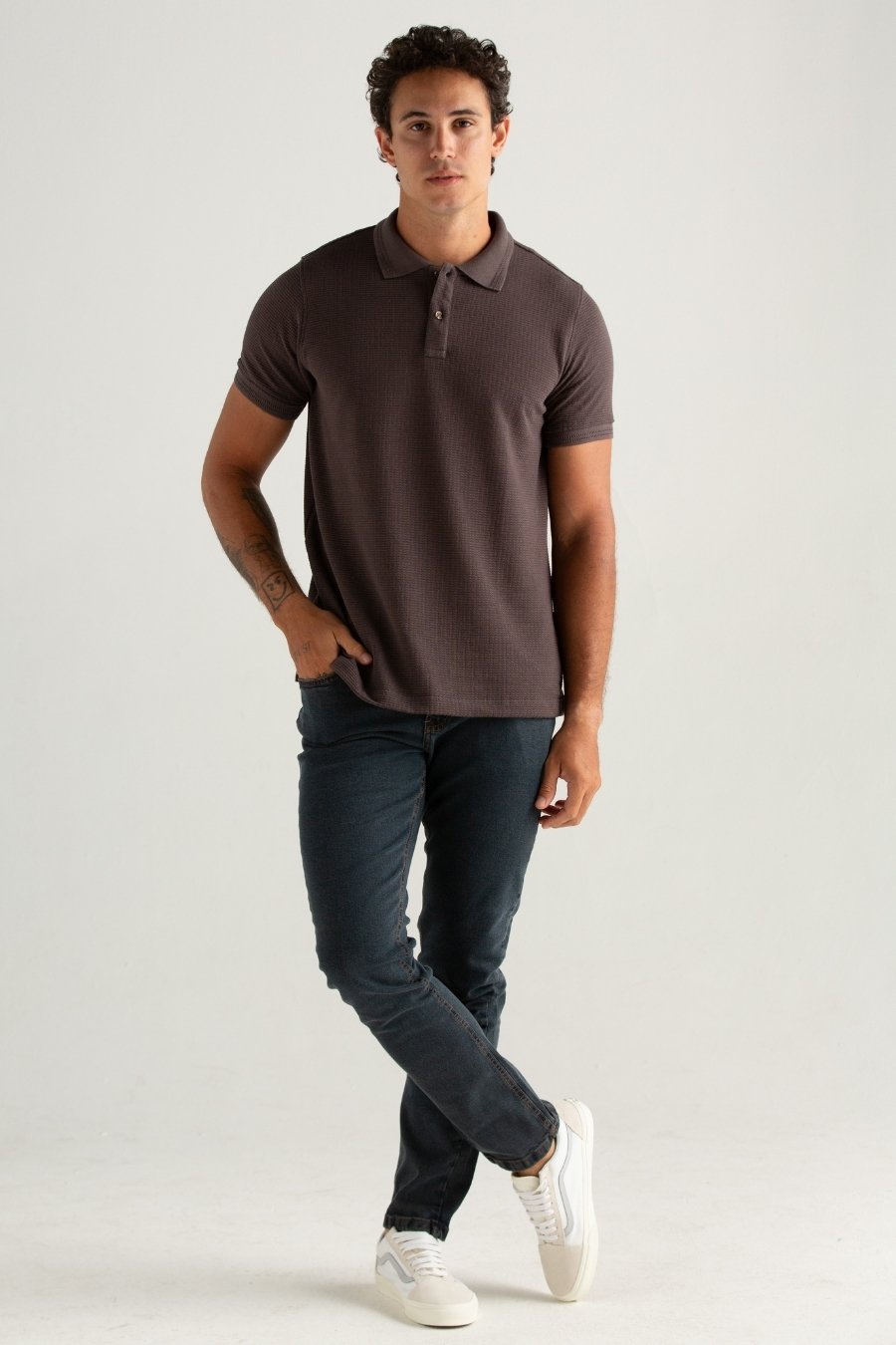 CALÇAS JEANS SLIM AZUL ESCURO