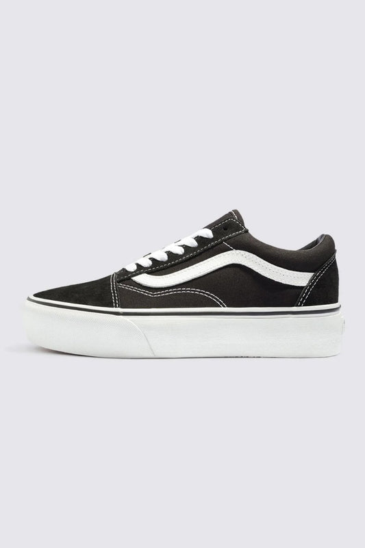 TENIS VANS OLD SKOOL PLATAFORMA BLACK/WHITE