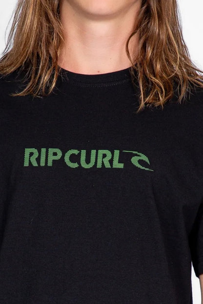 CAMISETA RIP CURL NEW ICON PRETO